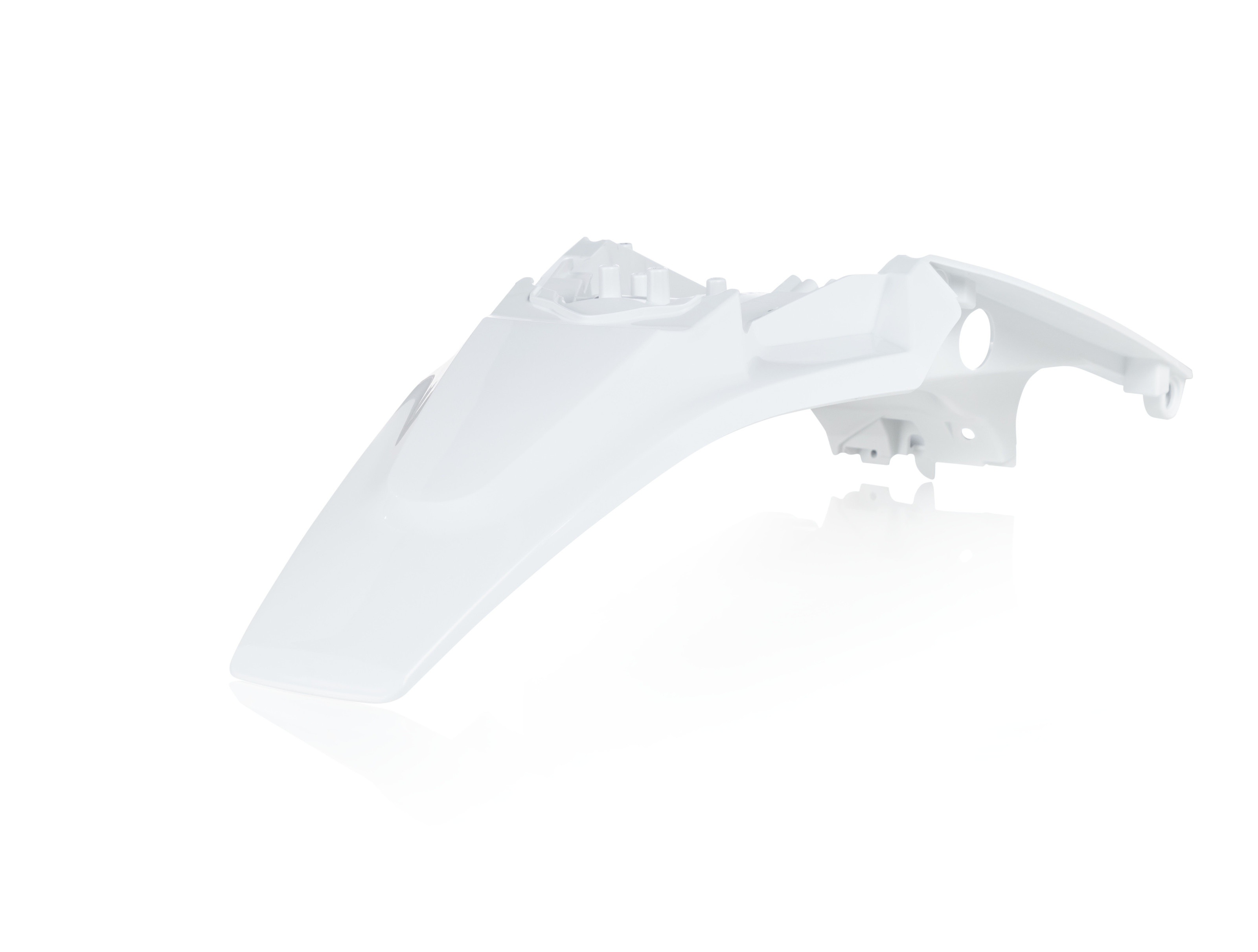 Rear Fender - White - For 17-23 Husqvarna TC65 - Click Image to Close