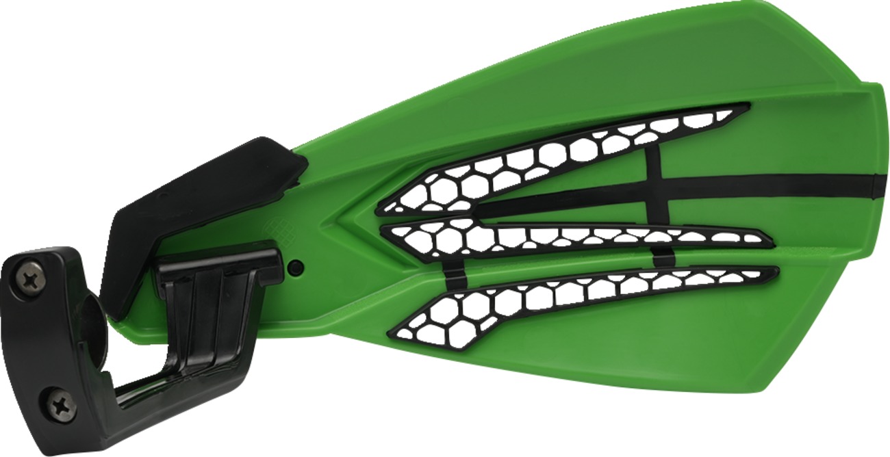 Cycra MX-Race Handguard - Green/Black - Click Image to Close