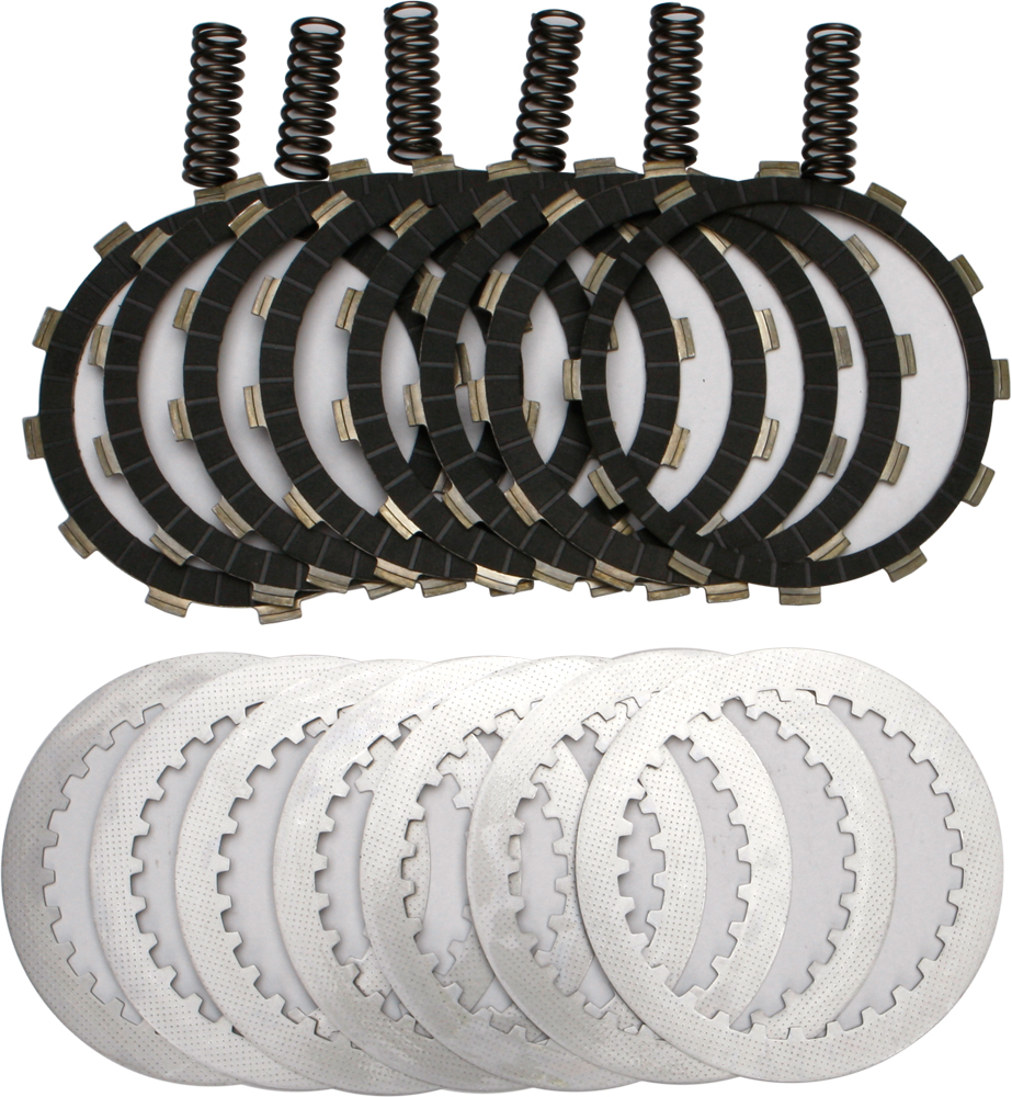 DRCF Complete Clutch Kit - CFK Plates, Steels, & Springs - Click Image to Close