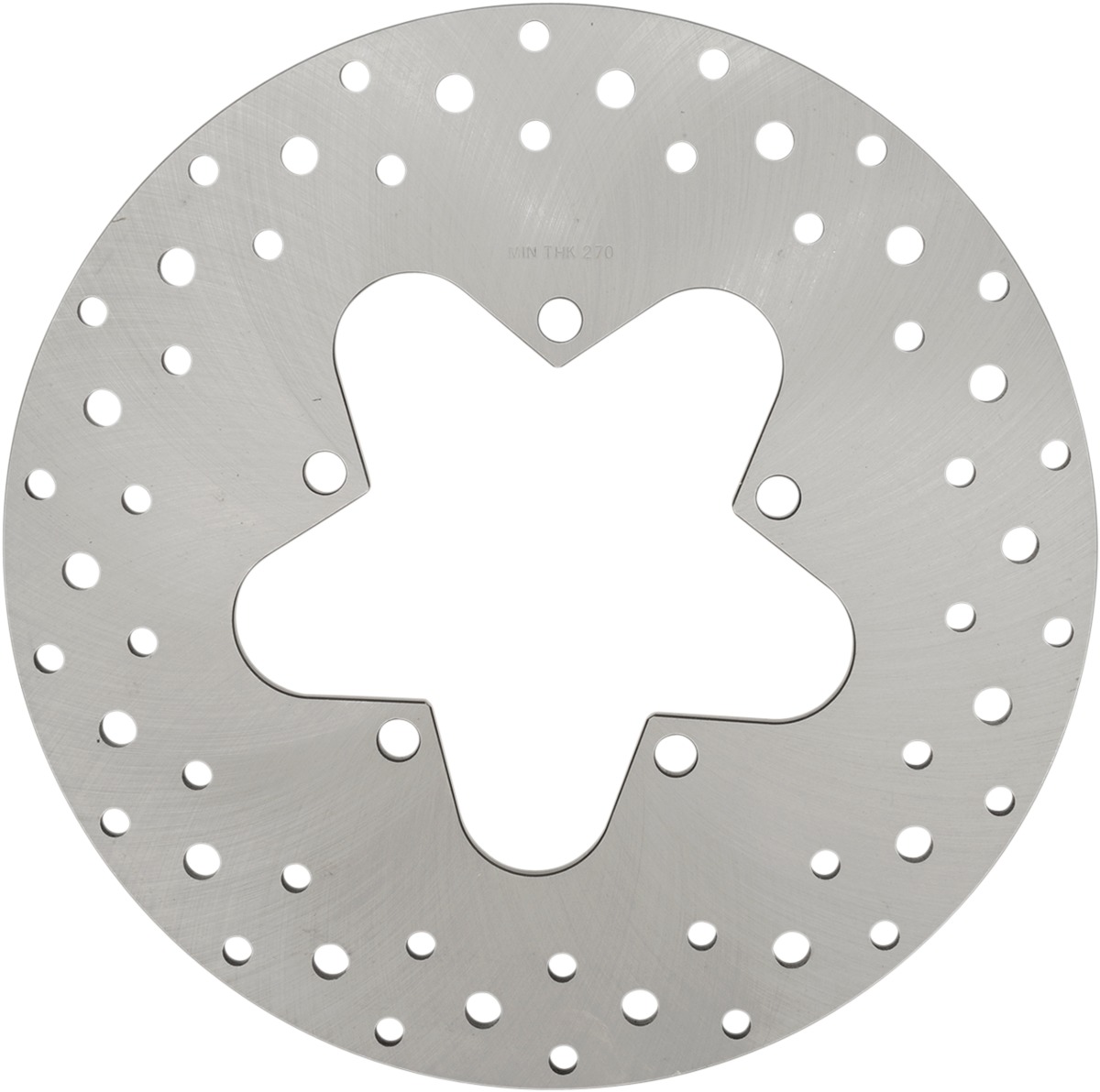 Solid Drilled Rear Brake Rotor 292mm - For 86-99 Harley Touring - Click Image to Close