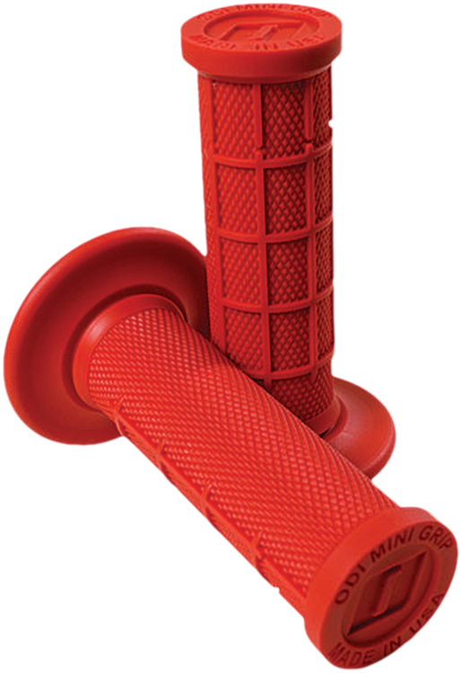 Red Mini MX Grips - For use on 50cc PW, CRF, XR and TTR - Click Image to Close