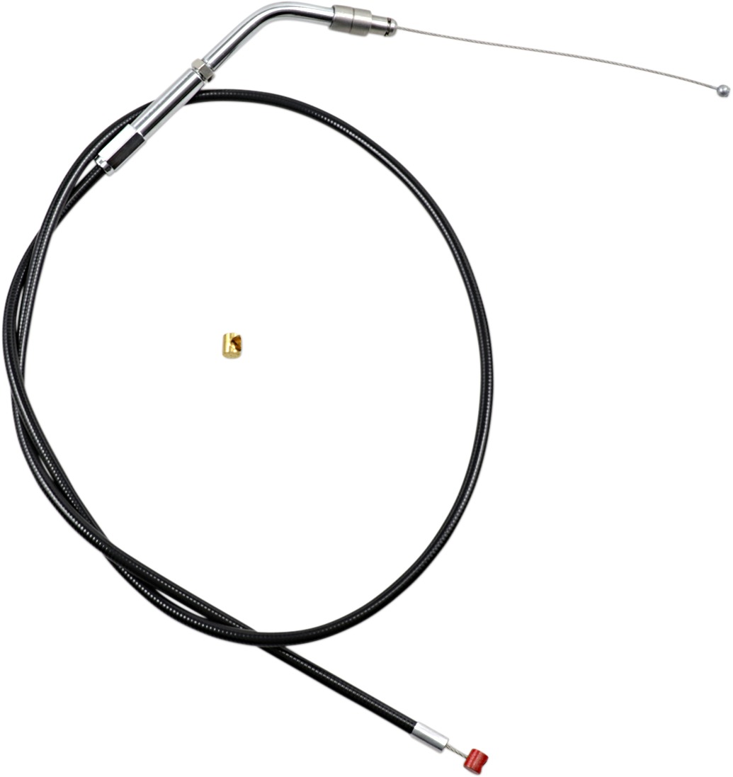 Vinyl Throttle Cable - Throttle Cable Blk - Click Image to Close