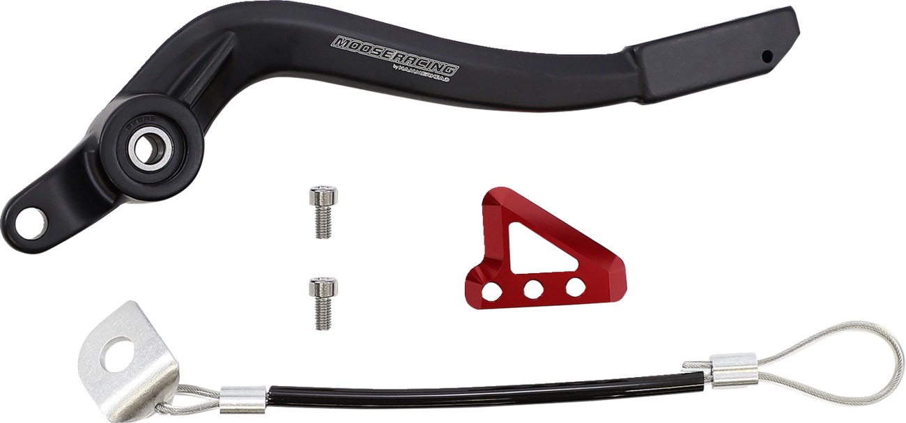 Black & Red Brake Pedal - For 18-20 Gas Gas EC/XC 200/250/300 - Click Image to Close