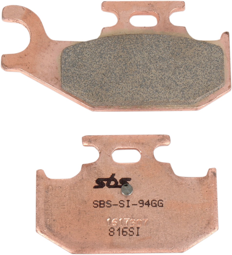 Sintered Brake Pads - For 816Si Race Brake Pads Sbs - Click Image to Close