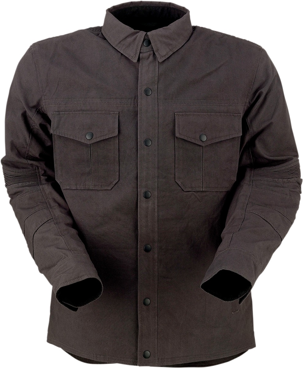 Gray Fullclip Canvas Jacket - Large - Click Image to Close