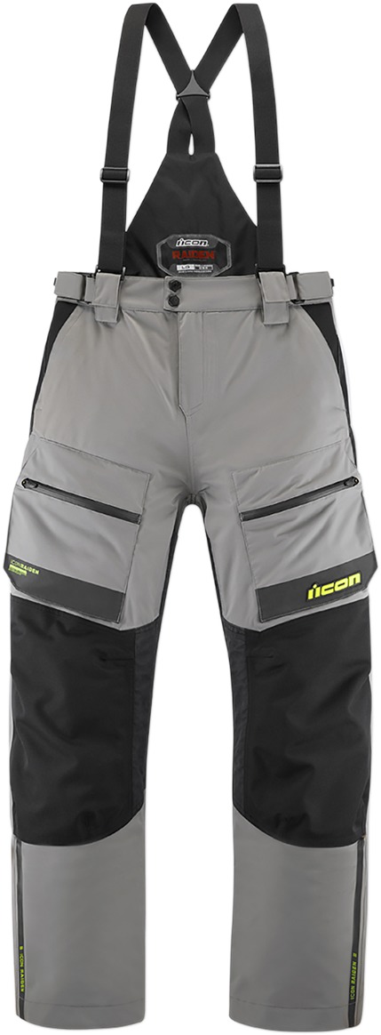 Grey/Hi Viz Raiden Pants - X-Large - Click Image to Close