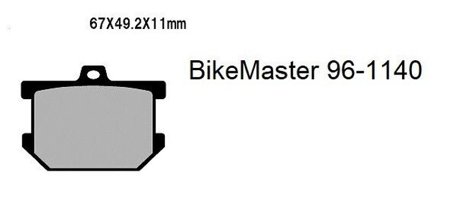 BikeMaster Yamaha Brake Pads - Click Image to Close