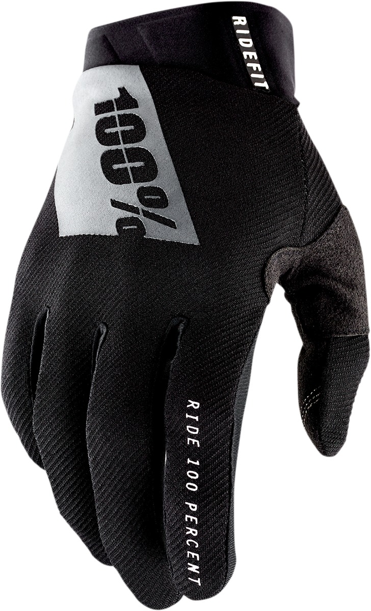 Men's Ridefit Gloves - Ridefit Glv Blkwht Sm - Click Image to Close