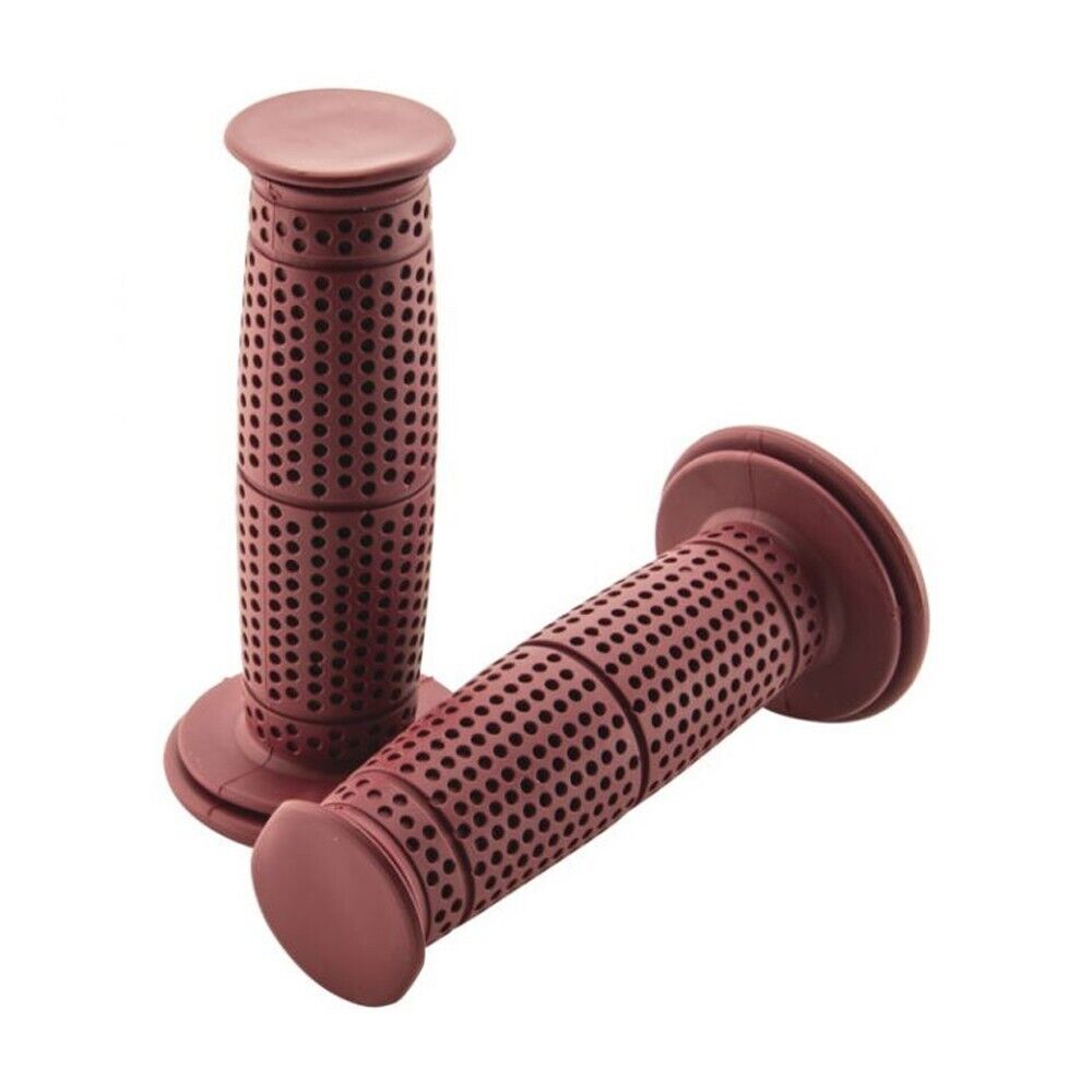 BikeMaster Punch Grips - Red - Click Image to Close