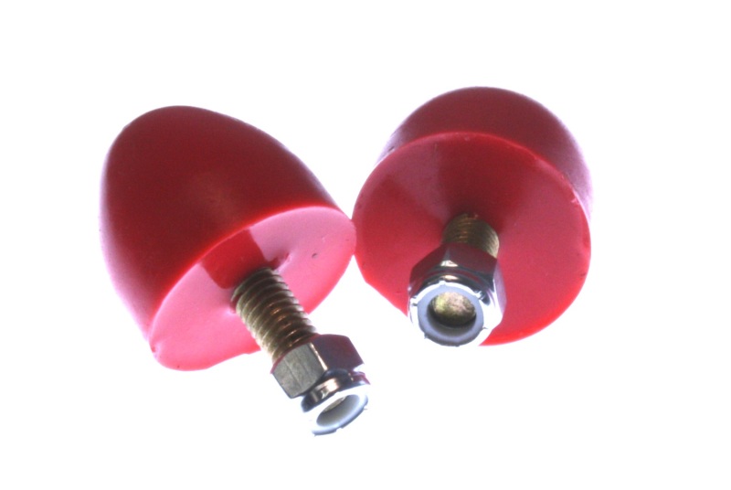 Sm. Gen Purpose Bump Stops (2) - Red - Click Image to Close