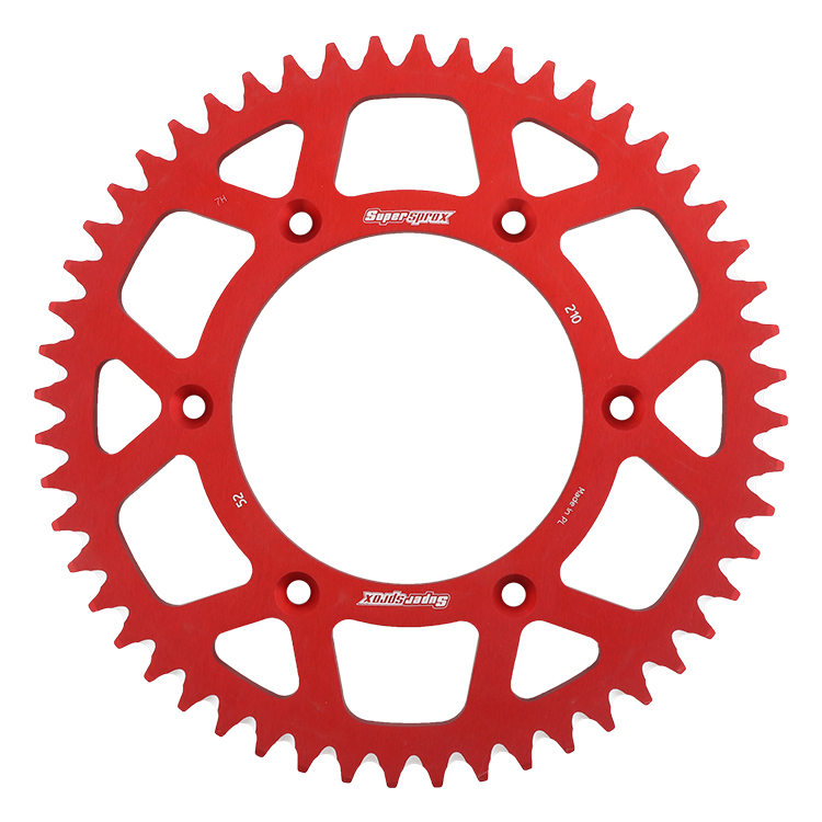 Aluminum Rear Sprocket 52T Red - Click Image to Close