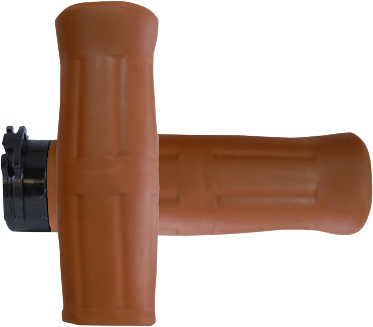 Old School Grips - Coke Bottle Tan - For 1" Dual Cable H-D Throttles - Click Image to Close