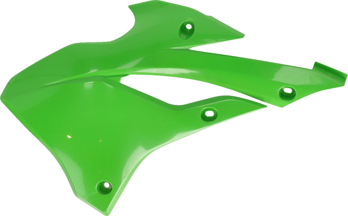 Green Replacement Radiator Shrouds - For 22-23 Kawasaki KX85 & KX112 - Click Image to Close