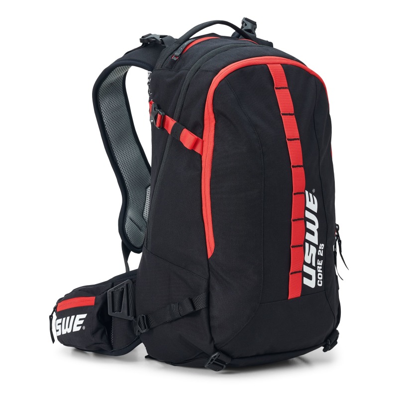 Core Dirt Biking Daypack 25L - Black/ Red - Click Image to Close