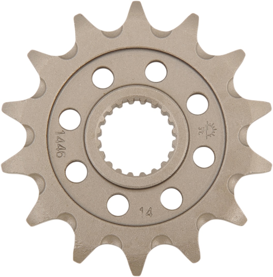 Steel Front Sprocket - Self Cleaning 14 Teeth - New JT! - Click Image to Close