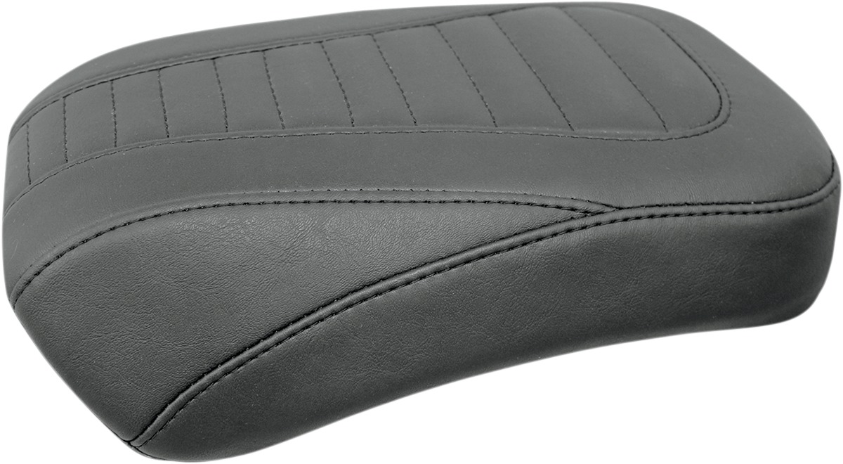 Tripper Ribbed/Stitched Synthetic Leather Pillion Pad - For 97-19 FLH FLT - Click Image to Close