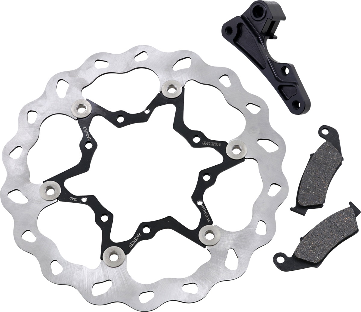 Oversize Wave Floating Brake Rotor Kit - Oversize Rotor Kit - Click Image to Close