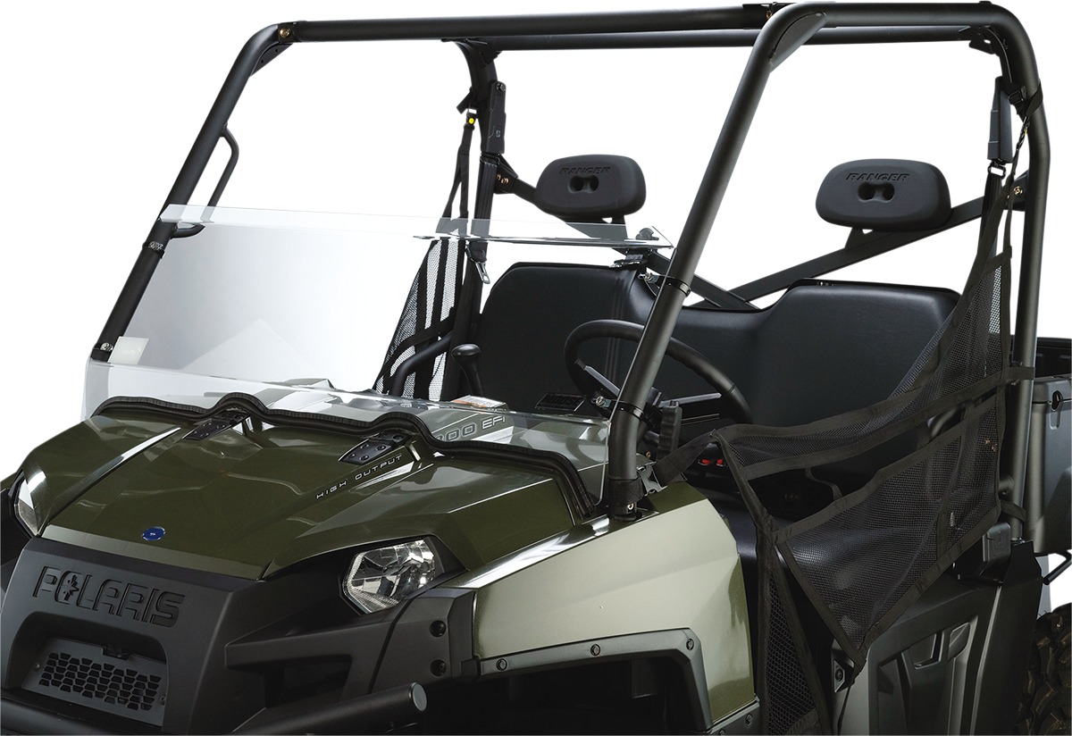 Clear Half Windshield - For 09-14 Polaris Ranger Crew 700/800 - Click Image to Close