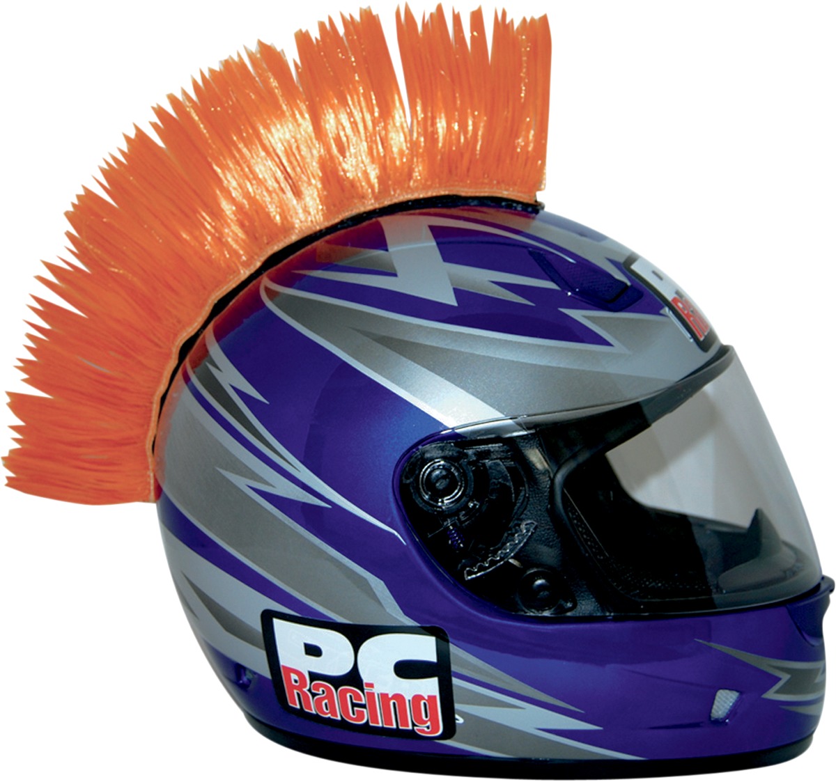 Helmet Mohawk - Helmet Mohawk Orange - Click Image to Close