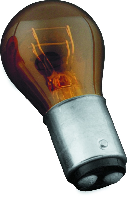 Amber Incandescent Turn Signal Light Bulb - Click Image to Close