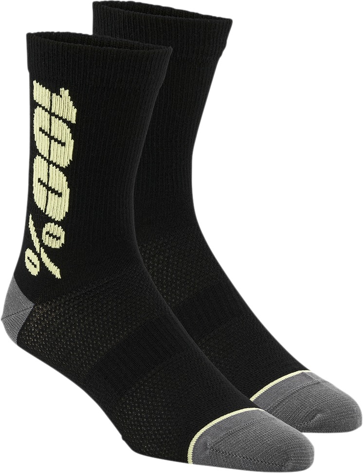 Men's Rythym Socks - Rythym Socks Blkyel Sm/Md - Click Image to Close