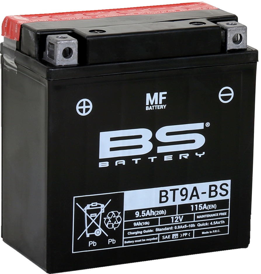 Maintenance Free Sealed Battery - BT9A-BS - Click Image to Close