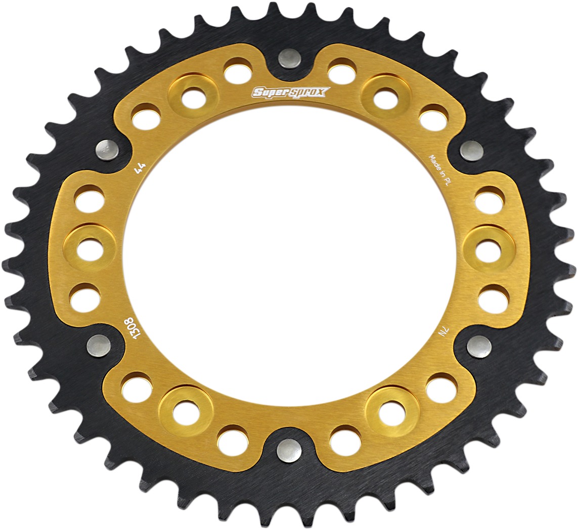 44T Sprocket Gold - Click Image to Close