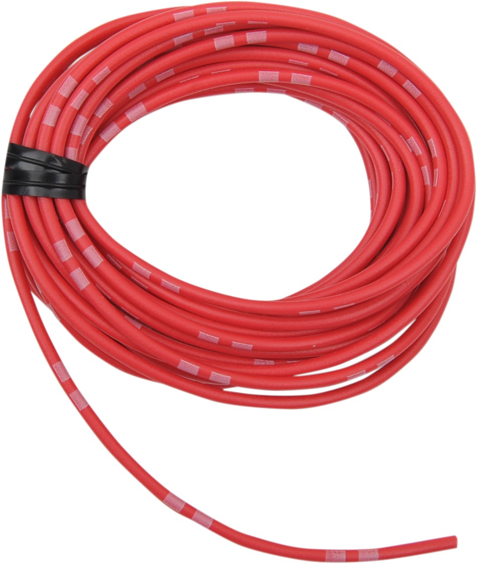 13' Color Match Electrical Wire - Solid Red 14A/12V 20AWG - Click Image to Close