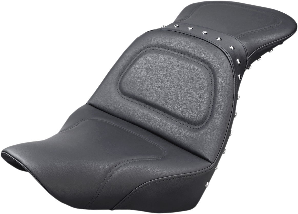 Explorer Special Studded 2-Up Seat Black Gel - For 18-20 Harley FLSB FXLR - Click Image to Close