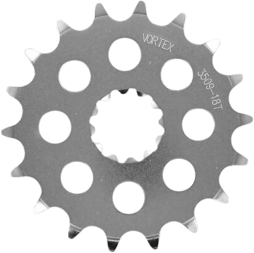 525 and 530 Conversion Front Steel Sprockets - Vortex Sprocket - Frt 3509-18 - Click Image to Close