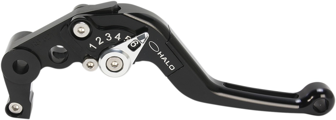 Halo Adjustable Folding Brake Lever - Black - For 07-20 Honda CBR RR - Click Image to Close