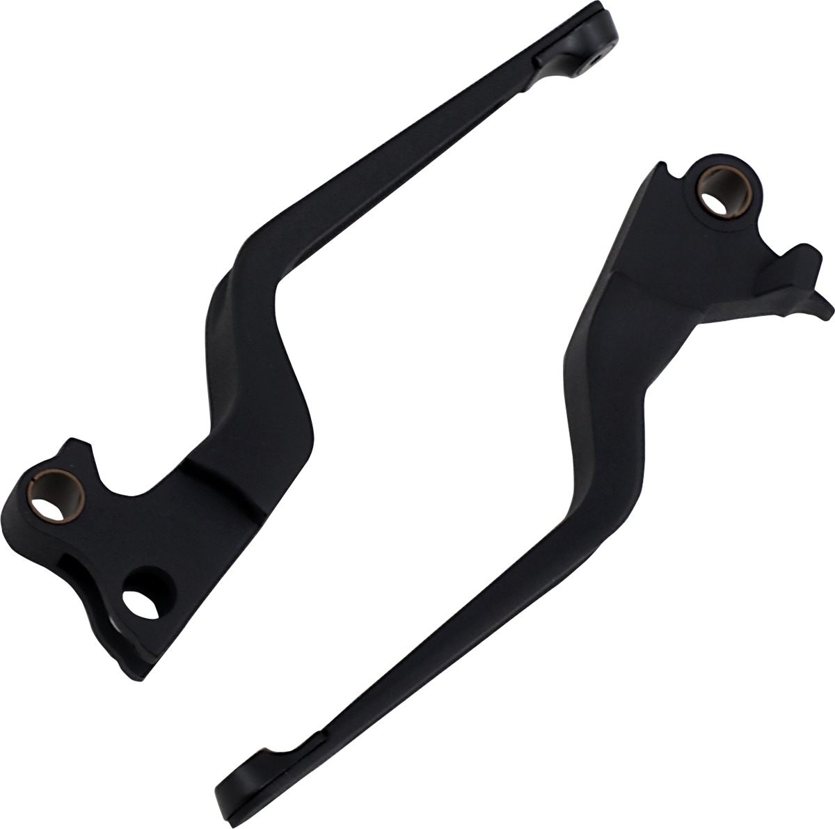 Aluminum Mechanical Brake/Clutch Lever Set - Black - Click Image to Close