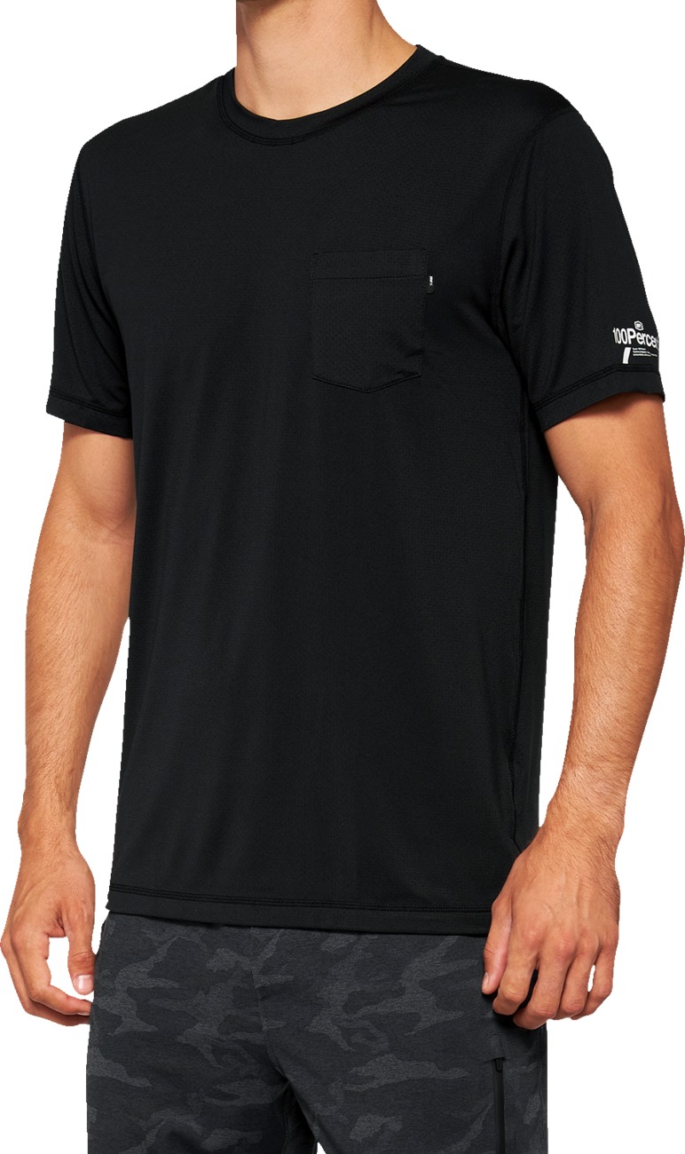 Men's Mission Athletic Tee - Mission Ath Tee Blk 2Xl - Click Image to Close