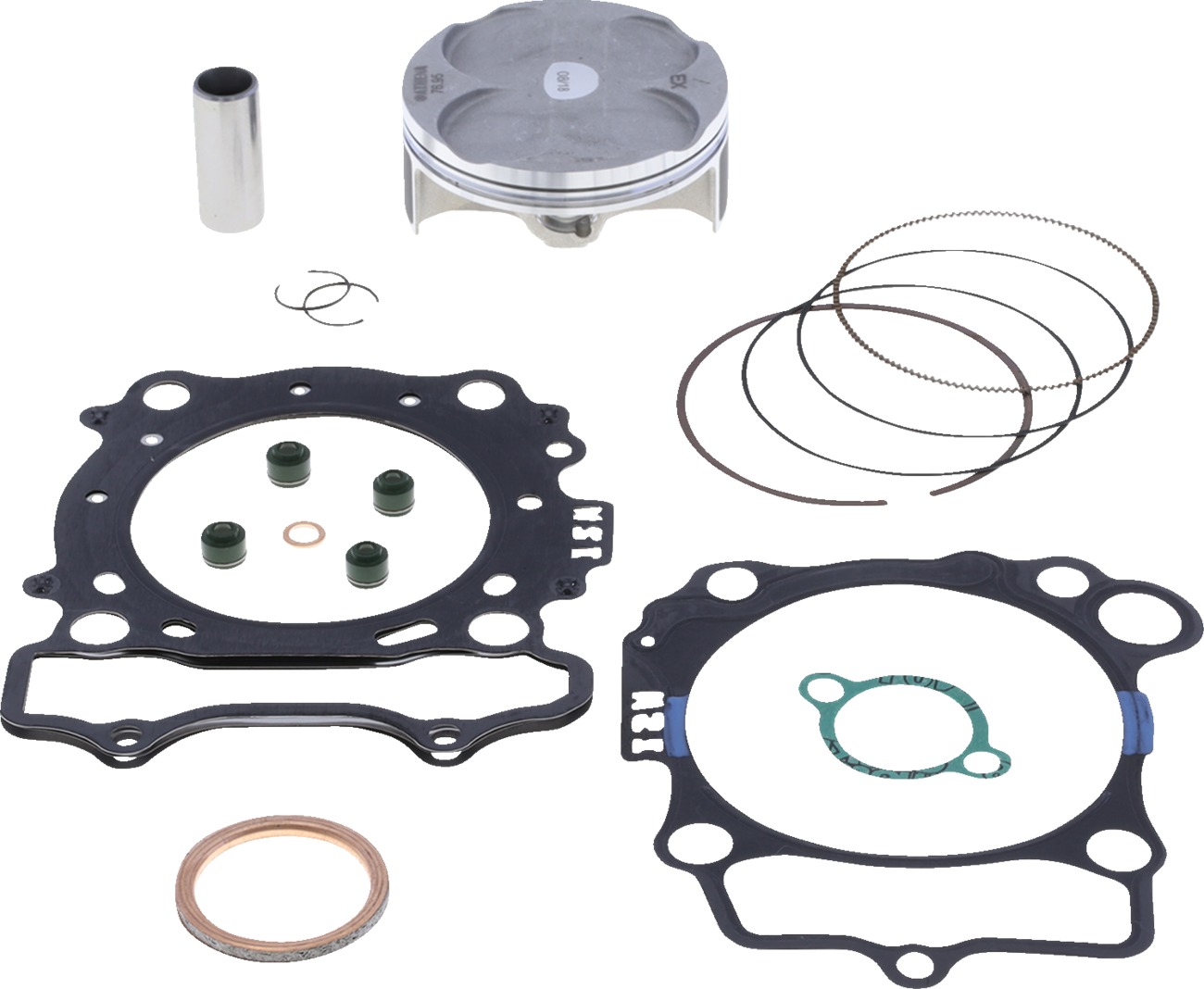 Piston & Top End Gasket Kit 'B' - For 16-18 Yamaha YZ250F - Click Image to Close