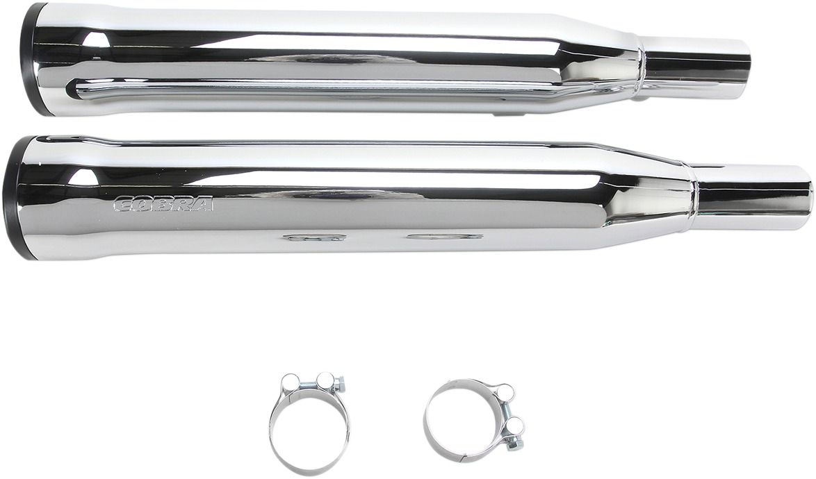 3" RPT Chrome Slip On Dual Exhaust - For 04-13 H-D XL Sportsters - Click Image to Close