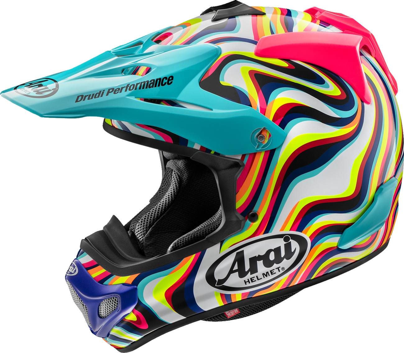 Arai VX-Pro4 Stream Helmet XL - Off-road helmet with Stream graphic - Click Image to Close