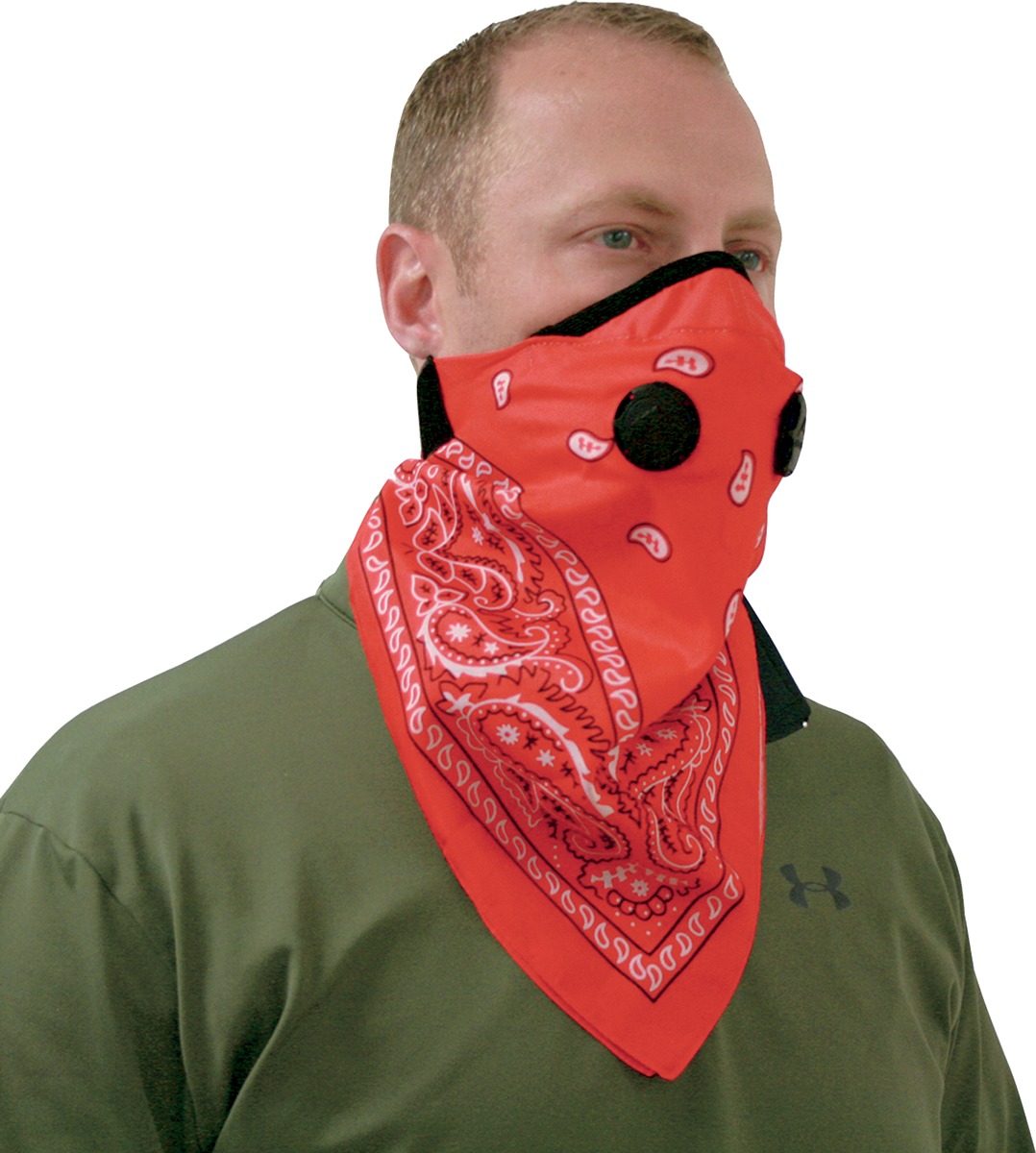 Rider Dust Masks - Pro Bandana Dust Mask Red - Click Image to Close