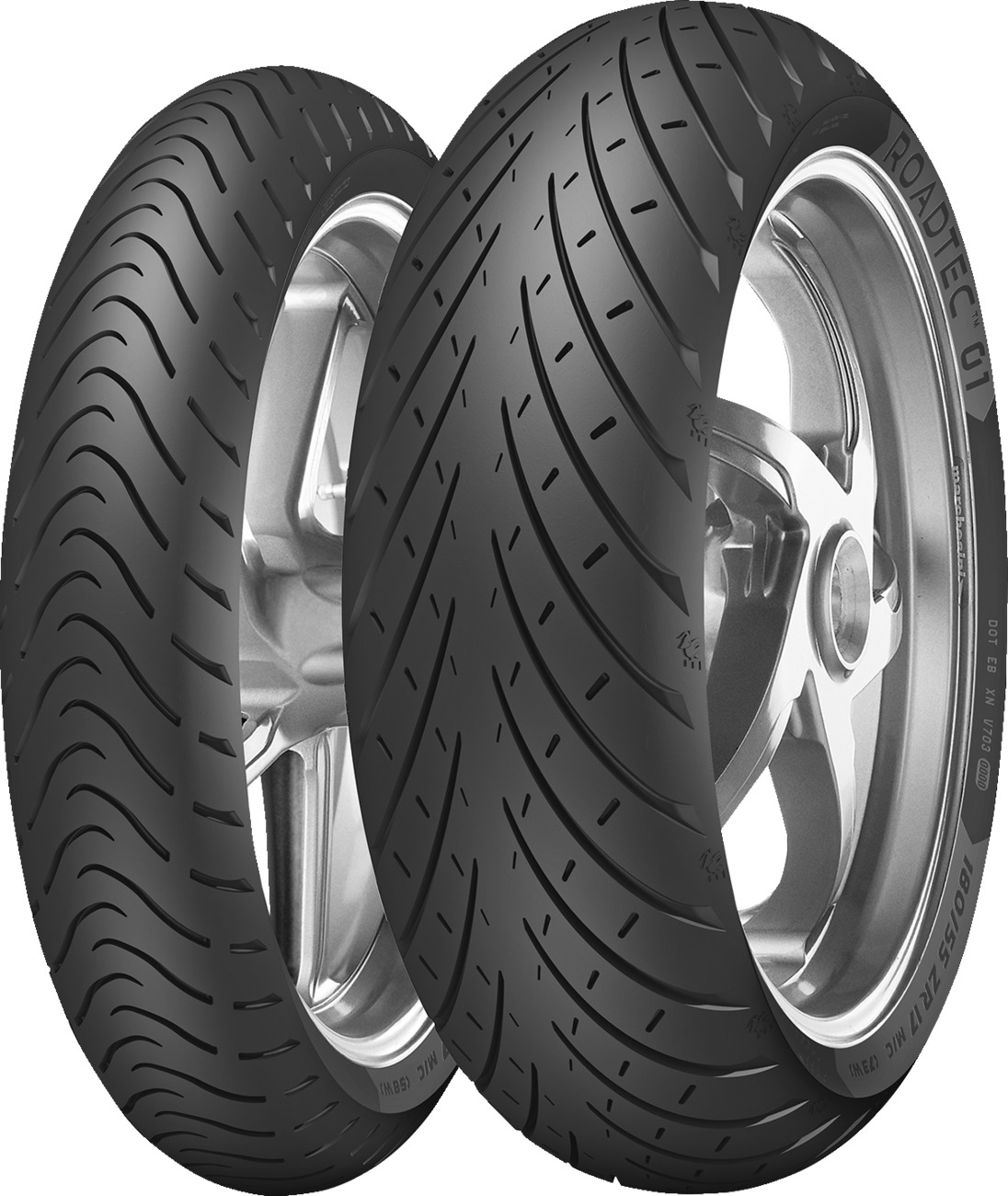 100/90-18 Front & 130/80-17 Rear Metzeler Roadtec 01 Tire Set - Click Image to Close