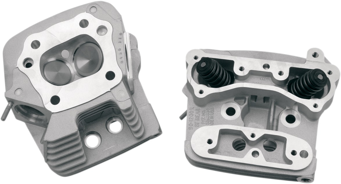 Performance Replacement Cylinder Heads for Evolution Big Twin Engines - Head Kit Evo Bt Nat - Click Image to Close