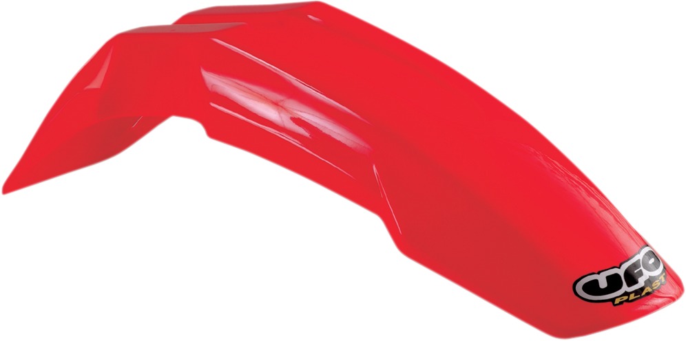 Supermoto Universal Spade Front Fenders - Cr Red Uni Spade Frnt Fndr - Click Image to Close