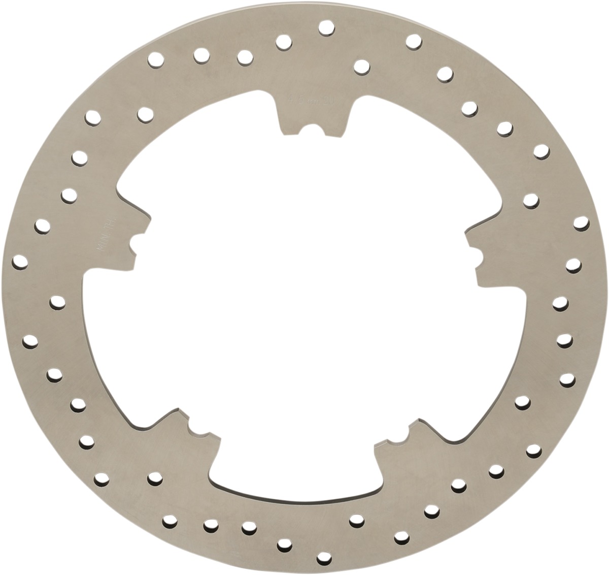 Drilled Front Brake Rotor 300mm - Dyna V-Rod - Click Image to Close