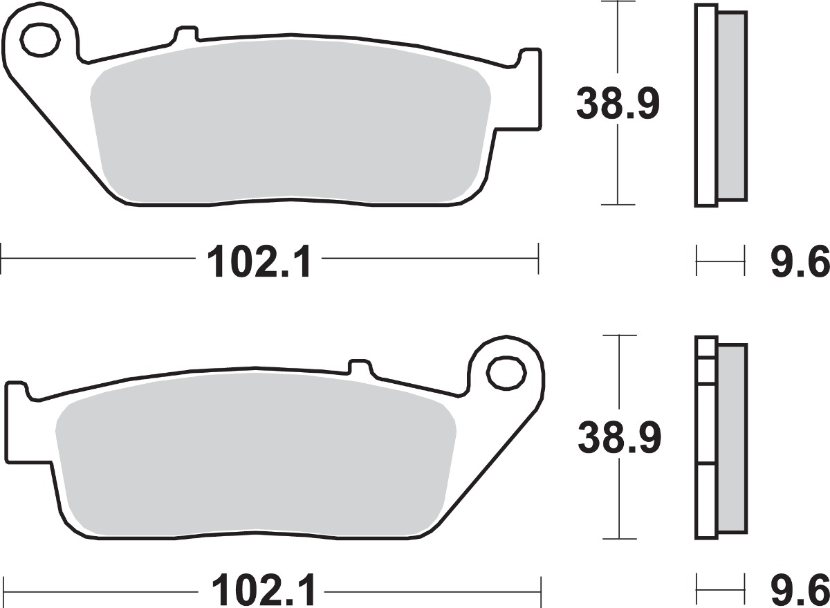 Sintered Brake Pads - 630Ls Sint Brake Pads Sbs - Click Image to Close