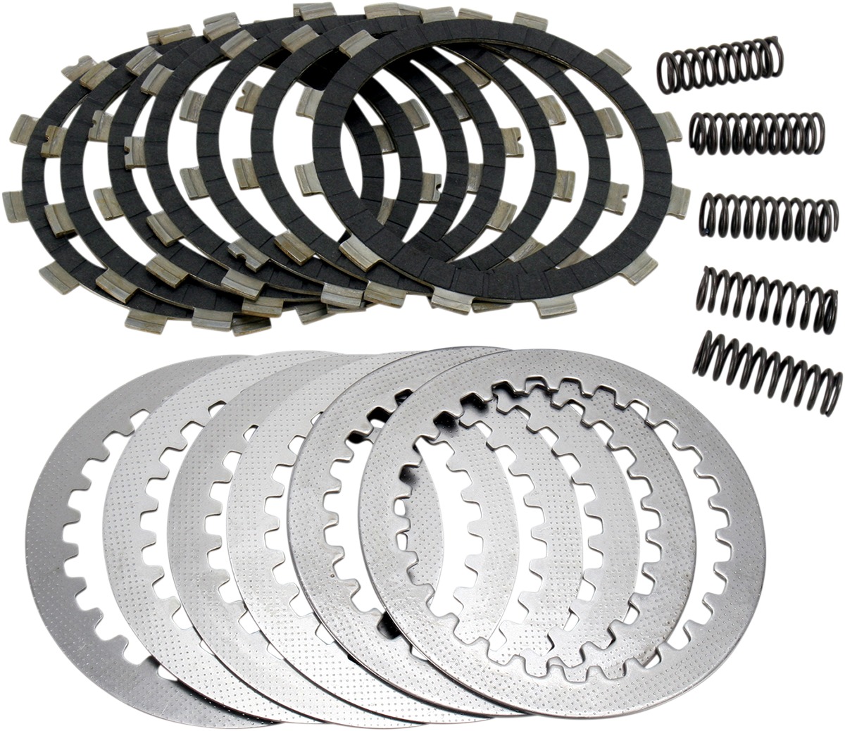 DRCF Complete Clutch Kit - CFK Plates, Steels, & Springs - Click Image to Close