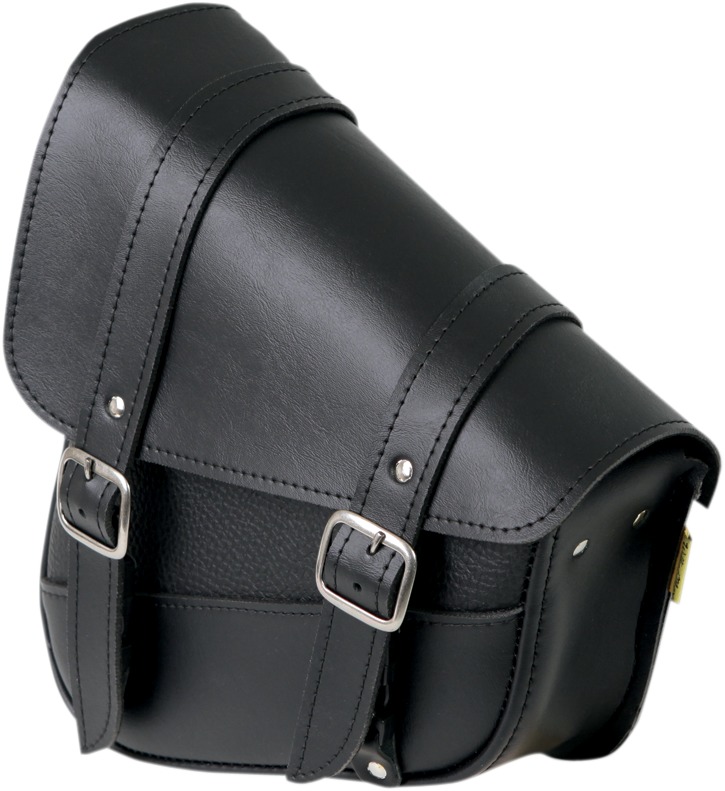 Revolution Universal Swingarm Saddlebags - Vintage Blk Syn Lthr Swingarm - Click Image to Close