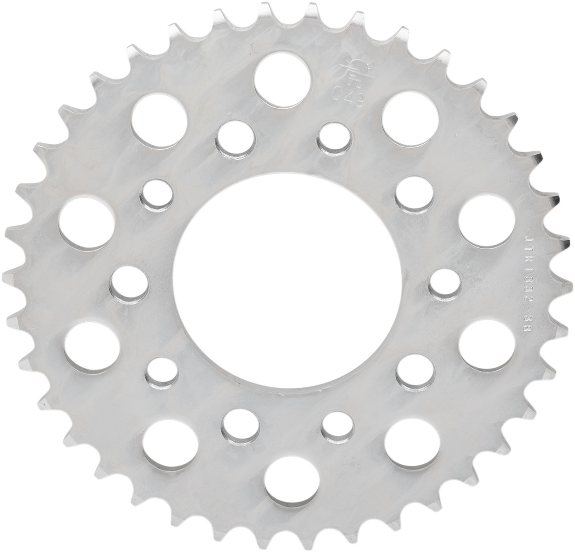 Steel Rear Sprocket - 38 Tooth 525 - For 85-07 Honda & 03-15 Triumph - Click Image to Close