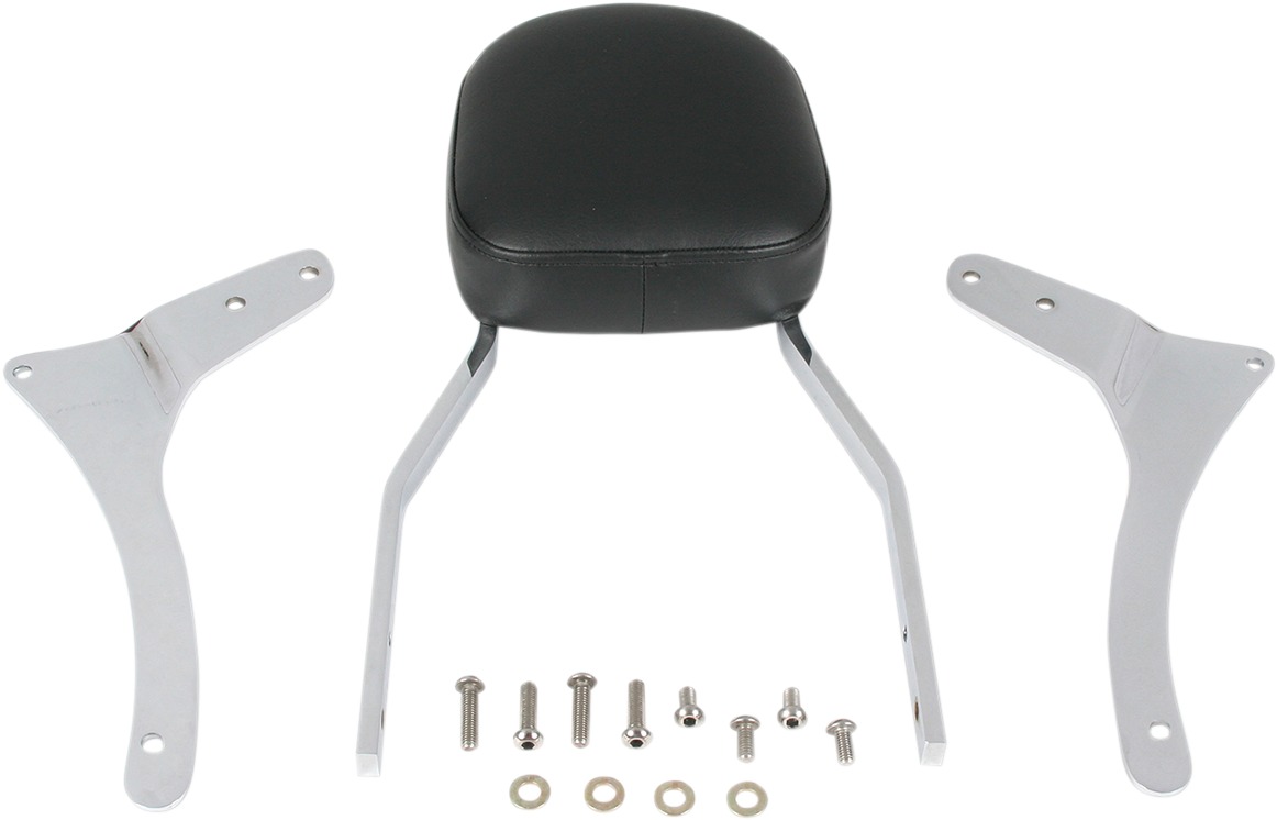 Standard Square 17" Sissy Bar Chrome - For Yamaha 1600/1700 Road Star - Click Image to Close