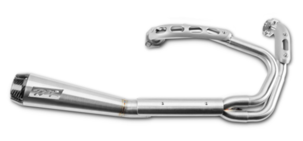 Comp-S 2-1 Brushed Stainless Steel Full Exhaust - For 14-20 Yamaha Bolt - Click Image to Close