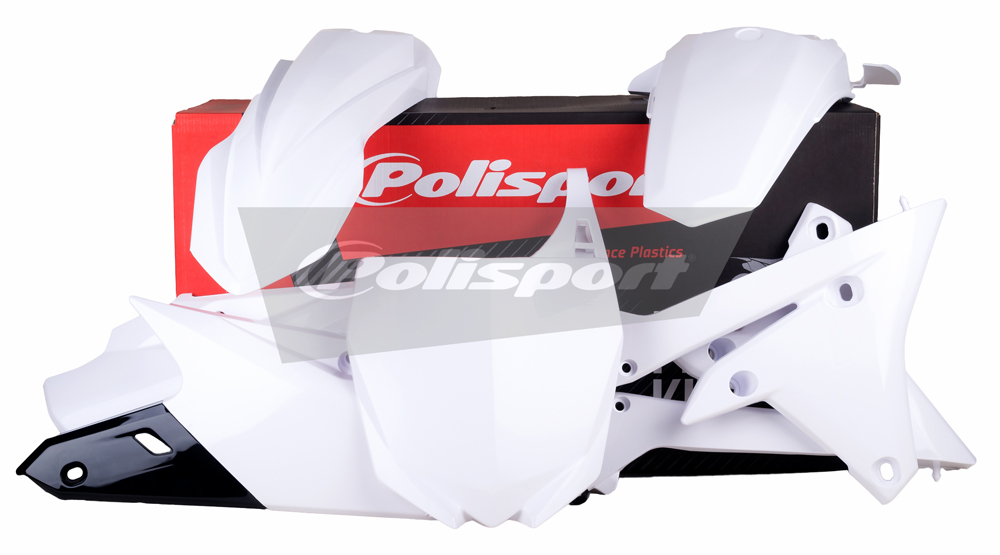 Plastic Body Kit - White - For 14-18 Yamaha YZ 250/450 - Click Image to Close