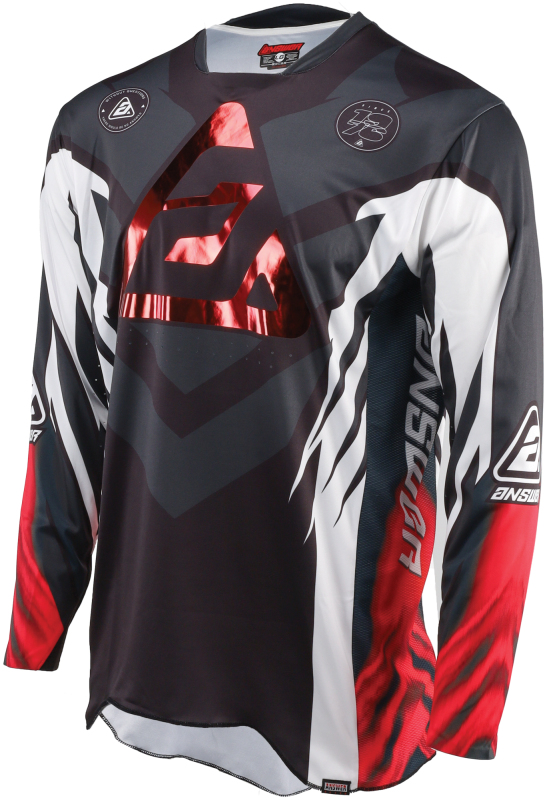 Answer 25 Elite Xotic Jersey Crimson/Black Youth - Large - Click Image to Close