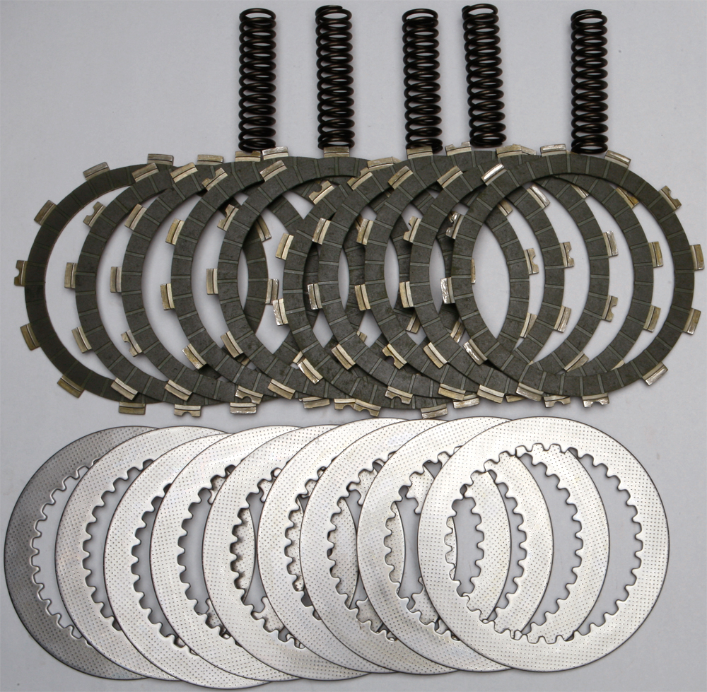 SRK Complete Clutch Kit - Aramid Fiber Friction Plates, Steels, & Springs - Click Image to Close